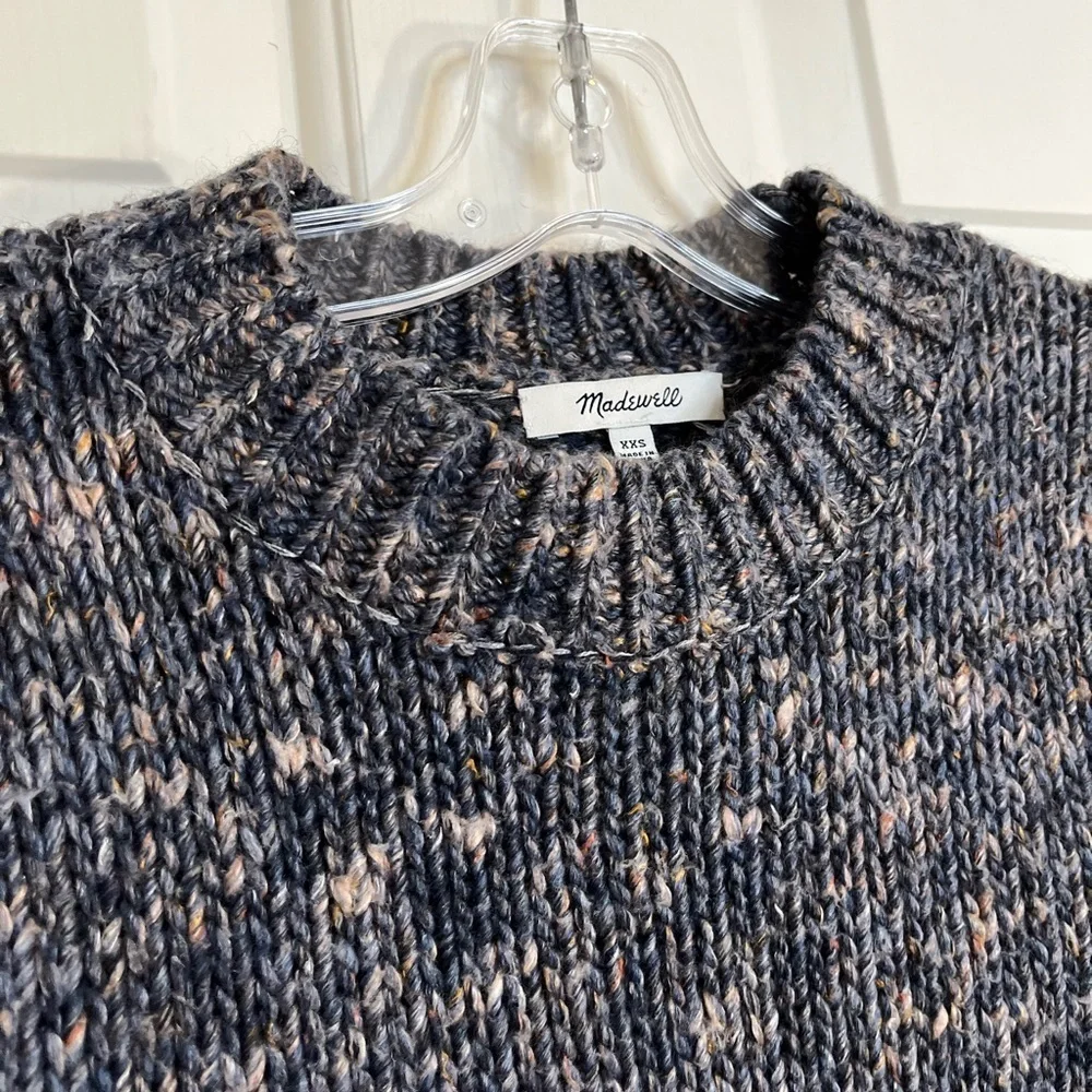 SOLD Madewell Pleat Shoulder Pullover Sweater XXS - Picture 7 of 15